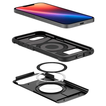 Чохол Spigen Slim Armor MagSafe для iPhone 16E, чорний