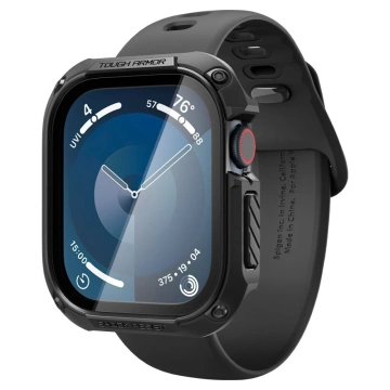 Púzdro Spigen Tough Armor z tvrdeného skla pre Apple Watch 10 (46 mm) čierne