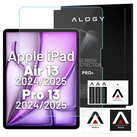 Tvrdené sklo pre Apple iPad Air 13" 6. gen. 2024 / iPad Pro 13" 7. gen. 2024 Alogy Screen Protector Pro 9H