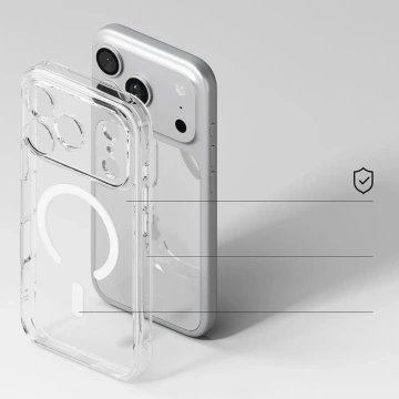 Etui Ochronne do iPhone 17 Pro Ringke Fusion Magnetic MagSafe Clear