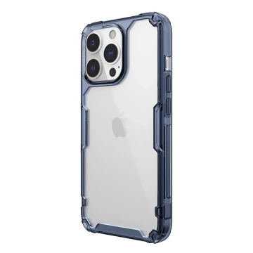 Чохол Nillkin Nature Pro для iPhone 13 Pro Max броньований чохол синій чохол