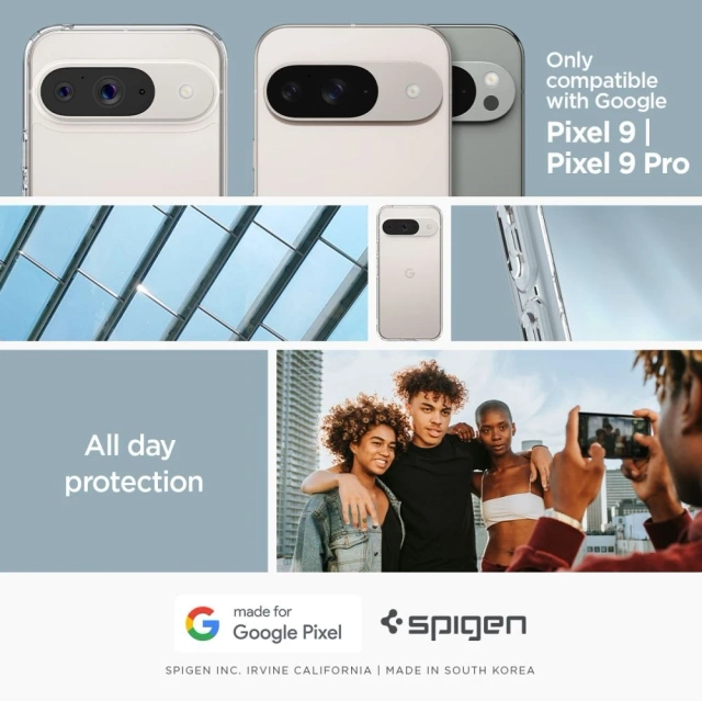 Etui Spigen Ultra Hybrid Google Pixel 9 / 9 Pro Kristallklar