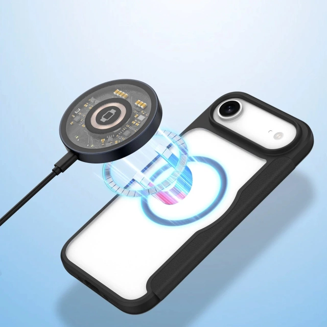 Etui do iPhone 17 Air Dux Ducis Skin X Pro Portfel MagSafe Czarne