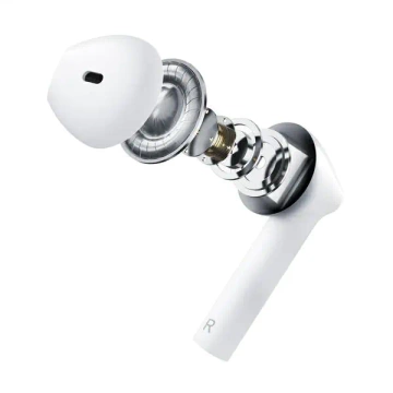 Bezdrôtové slúchadlá 3mk MovePods s nabíjacím puzdrom PowerBank v bielej farbe