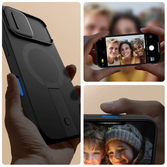 Etui Ochronne do iPhone 17 Tech-Protect Kevlar Aura MagSafe Black