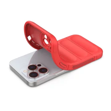 Pouzdro Magic Shield Case pro iPhone 13 Pro Max flexibilní pancéřový kryt červený