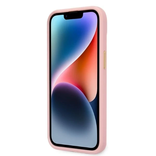 Чохол для телефону Guess GUHCP14MHGCRHP для Apple iPhone 14 Plus 6.7" pink/pink hardcase Croco Collection