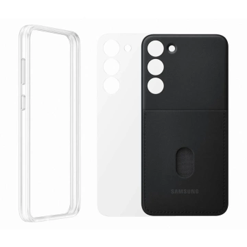 Samsung Frame Cover pro kryt Samsung Galaxy S23 Plus s vyměnitelnými zadními stranami černý