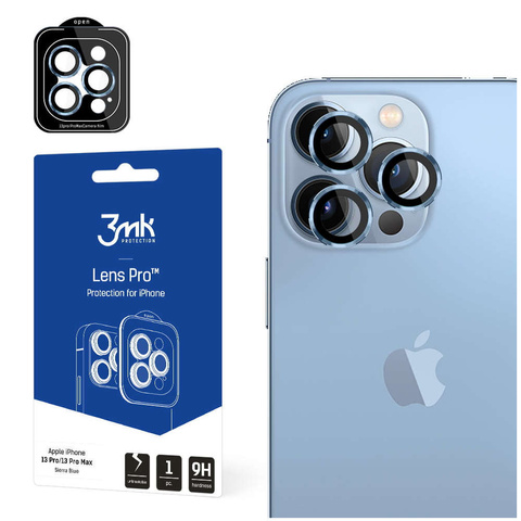 3mk Lens Protection Pro Ochranné sklo na objektiv telefonu pro Apple iPhone 13 Pro / 13 Pro Max Sierra Blue