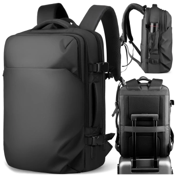 Mark Ryden 17.3" Laptop Travel Backpack, Versatile and Waterproof, 28L (49×33×12 cm) - Black