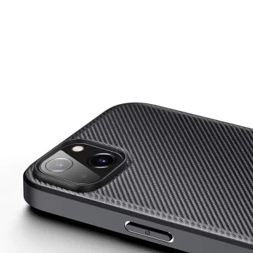 Чохол Dux Ducis Fino з нейлоновим покриттям iPhone 14 Plus чорний