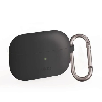UNIQ pouzdro Vencer AirPods Pro Silikonově šedá / uhlově tmavě šedá