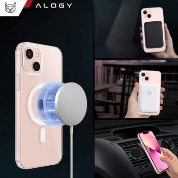 MagSafe Alogy Ultra Slim Mag Case для iPhone 12 / Pro Qi Chargers Прозорий
