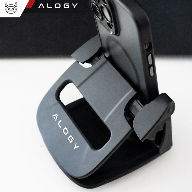 Car GPS Phone Holder Cockpit Car Dashboard Cars Rotatable 360 Degrees for 6.5" Alogy Phone Black