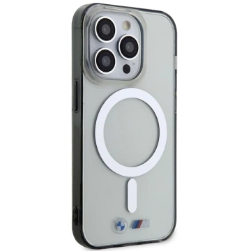 Чохол Etui BMW BMHMP14LHCRS для iPhone 14 Pro 6.1" Silver Ring MagSafe