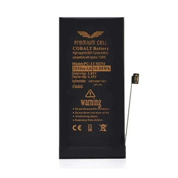Батарея преміум-класу Cobalt для iPhone 13 Mini 2850mAh 600 циклів зарядки/розрядки