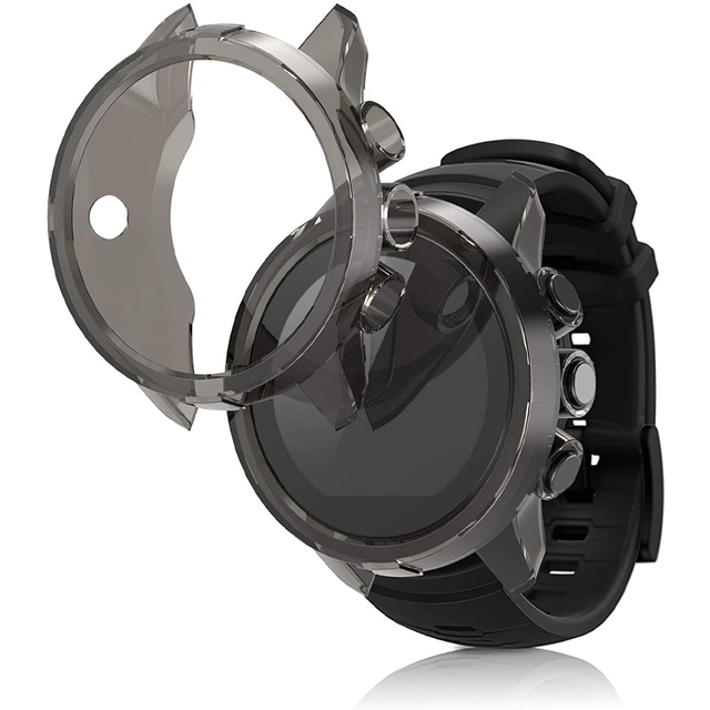Alogické silikónové puzdro pre Suunto 9 Peak 43 mm Black