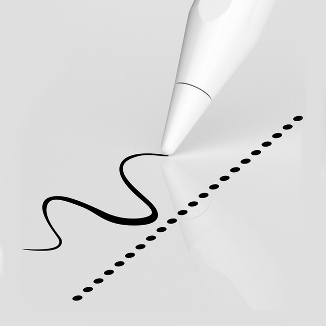 Presné značkovacie a skicovacie pero s magnetickou ceruzkou pre Apple iPad Pro/ Air/ Mini White