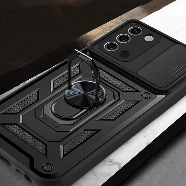 Alogy Camshield Stand Ring Case with Camera Cover для Samsung Galaxy A03s 164 мм чорний