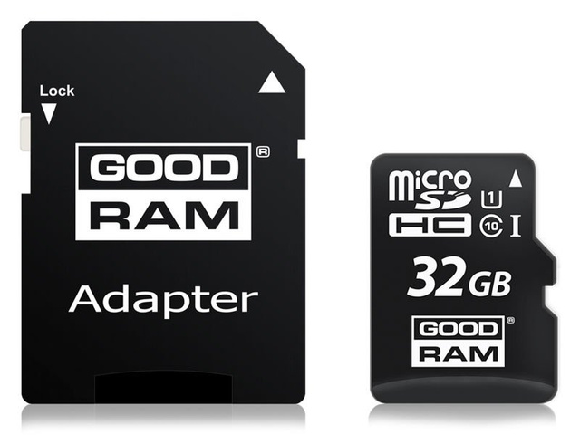 GoodRam micro SD SDHC class 10 32GB memory card