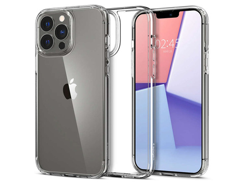 Puzdro Spigen Ultra Hybrid pre Apple iPhone 13 Pro Crystal Clear Glass