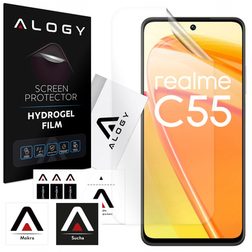 Hydrogelová fólie pro ochranu displeje telefonu Realme C55 Alogy Hydrogel Film