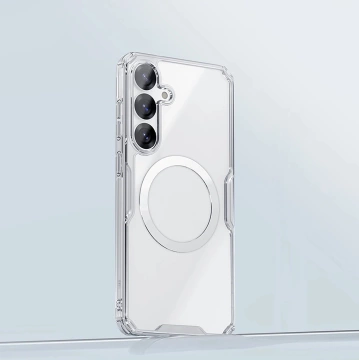 Hülle für Samsung Galaxy S25 Nillkin Nature TPU MagSafe Weiß