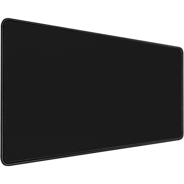 Schreibtischunterlage für Maus und Tastatur. Rutschfeste Schutzmatte XL 80 x 40 cm Alogy Schwarz