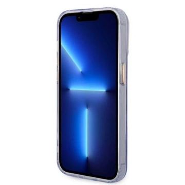 Etui Guess GUHMP14LHTCMU do iPhone 14 Pro 6.1" purpurowy/purple hard case Gold Outline Translucent MagSafe