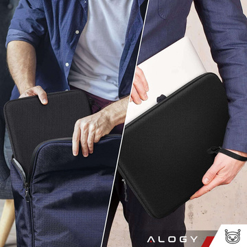 Чохол для ноутбука, MacBook Air Pro 13.3" Alogy Hard Foam Bag Protective Case для ноутбуків 13-14" чорний