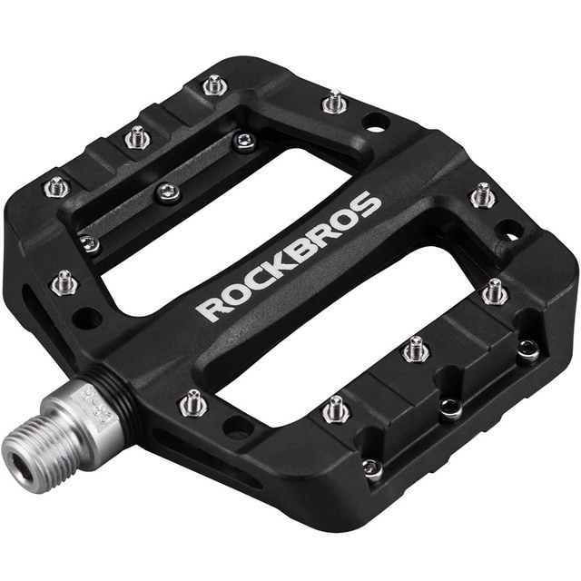Велосипедні педалі RockBros 2017-12CBK платформа нейлон Чорний