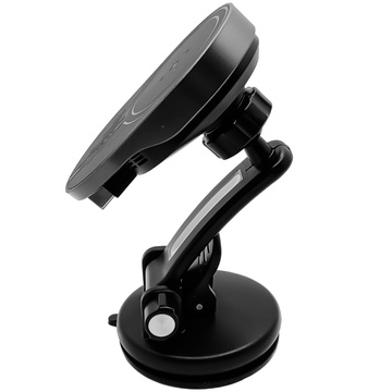 Yesido C313 Magnetic Car Holder with Qi 15W Inductive Charger for Car Cockpit Phone Black