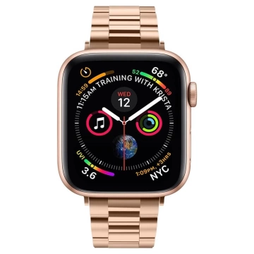 Apple hodinky Spigen modern fit remienok 4 / 5 / 6 / 7 / 8 / se (38 / 40 / 41 mm) z ružového zlata