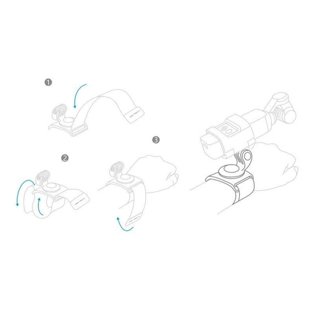 PGYTECH držiak na zápästie a dlaň pre vreckové / vreckové 2 a športové kamery DJI Osmo (P-18C-024)