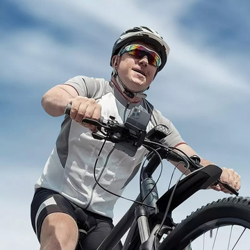 Wozinsky kovový držiak telefónu na bicykel, kolobežky čierny (WBHBK3)