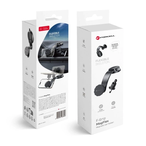 Forcell Magnetic Flexible Car Holder 20 cm 2 in 1