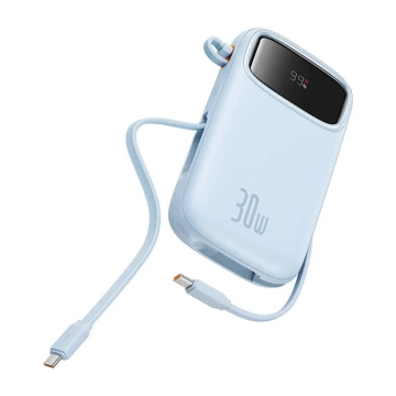 Powerbanka Baseus QPow 2 10000mAh 30W 2xUSB-C modrá