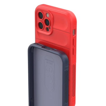 Чохол Magic Shield Case для iPhone 12 Pro еластичний броньований чохол бордовий