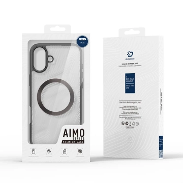 Чохол для iPhone 16 Dux Ducis Aimo Mag з MagSafe – чорний