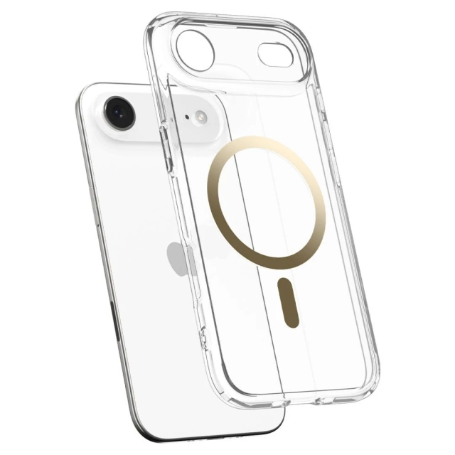 Etui Ochronne do iPhone 17 Air Spigen Ultra Hybrid Mag MagSafe Clear Gold