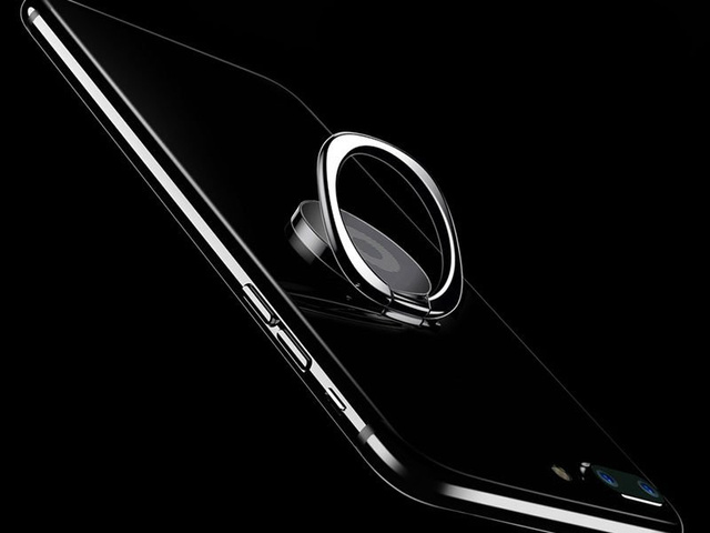 Металевий тримач для телефону Baseus Ring Desktop Bracket чорний