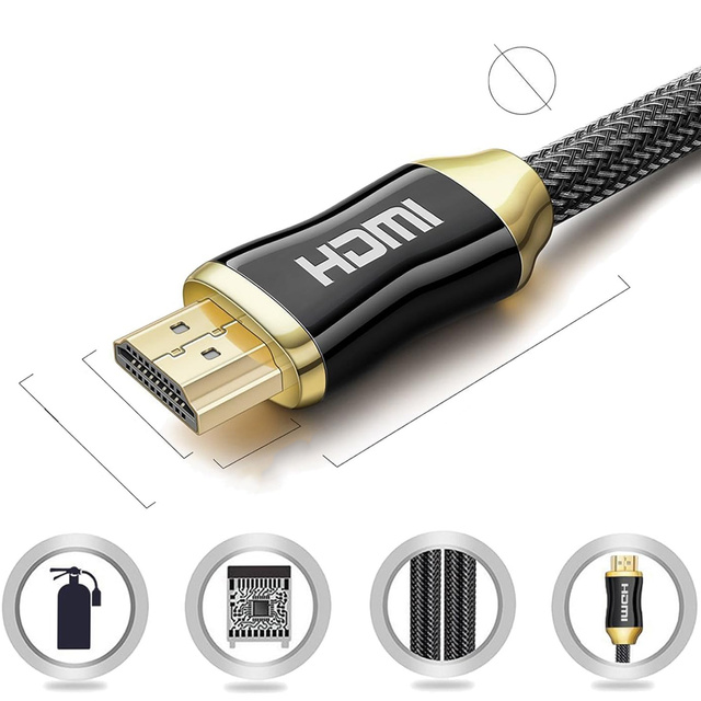 Cable adapter cable Alogy HDMI - HDMI 2.0 4K 60Hz 3D 2m