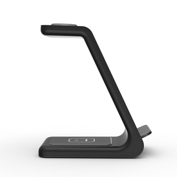 Ladegerät A8 3in1 Wireless Charger Schwarze Dockingstation