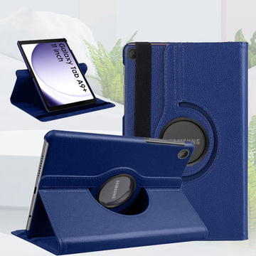 Puzdro pre Samsung Galaxy Tab A9 Plus 2023 11" (X210/X215/X216) Otočný kryt na tablet Flip Cover Puzdro Alogy Navy Blue Glass
