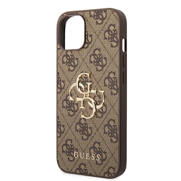 Etui Guess GUHCP15M4GMGBR für iPhone 15 Plus 6,7" Hardcase 4G Big Metal Logo braun/braun