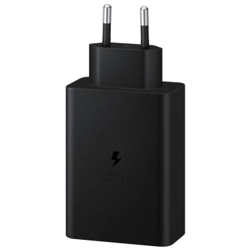 Samsung 2x USB Type C / USB PPS, Power Delivery PD 65W, QC 3.0, AFC, FCP black (EP-T6530NBEGEU)