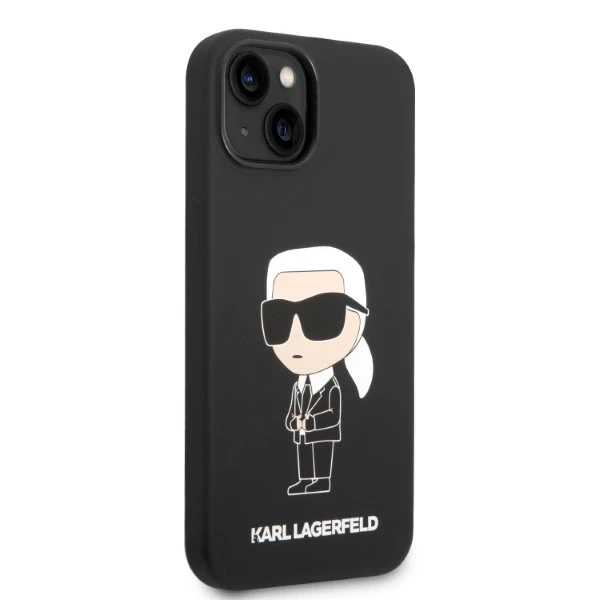 Чохол Etui Karl Lagerfeld KLHCP14MSNIKBCK для Apple iPhone 14 Plus 6,7" Silicone Ikonik
