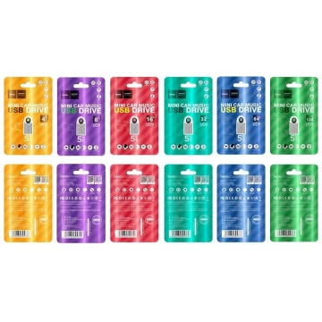 Компактний флеш-накопичувач HOCO Mini UD9 16 ГБ USB 2.0 з отвором для брелока