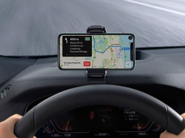 Baseus Big Mouth Pro car holder for dashboard clip black