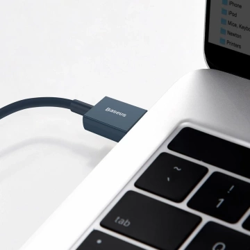 Baseus Superior kábel USB - Lightning 2,4A 2 m Niebieski (CALYS-C03)
